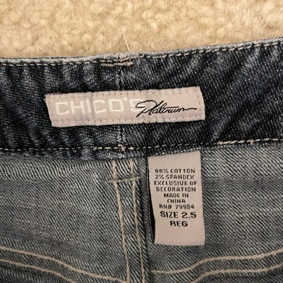 Vintage 90’s Chicos Platinum Jeans - Picture 3 of 4